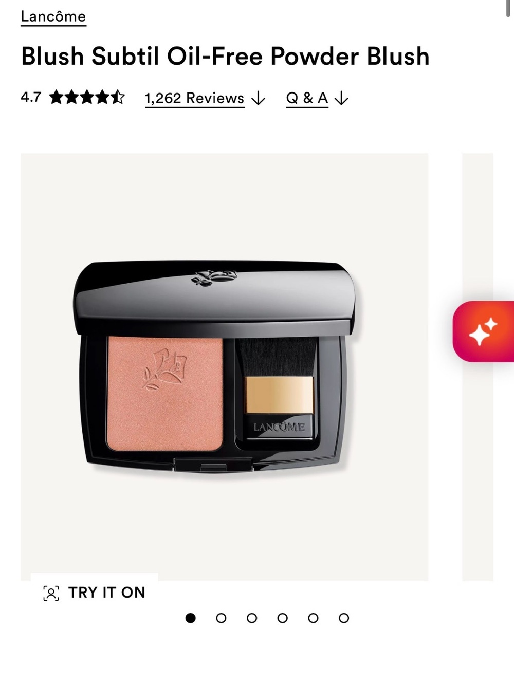 Lancôme Powder Blush in 217 Miel Glace